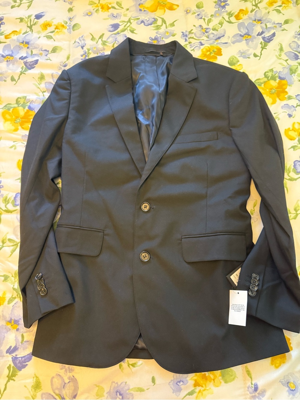 Men's Black Two-Button Suit Blazer Abercrombie & Fitch NWT SIZE 36R slim fit